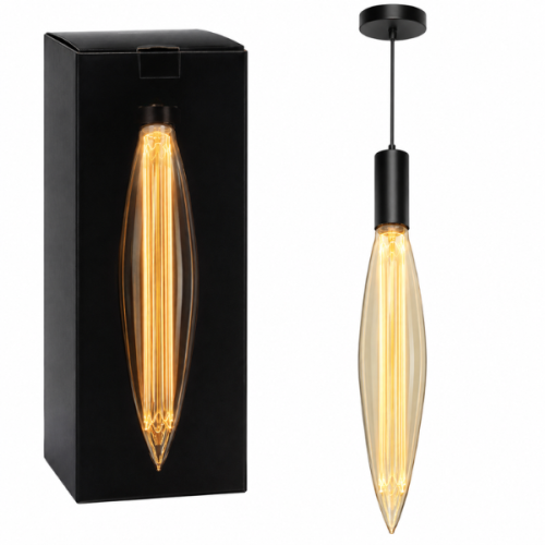 Żarówka LED Filament XXL E27 3,5W 2000K Amber 48 cm – dekoracyjna żarówka vintage Edison
