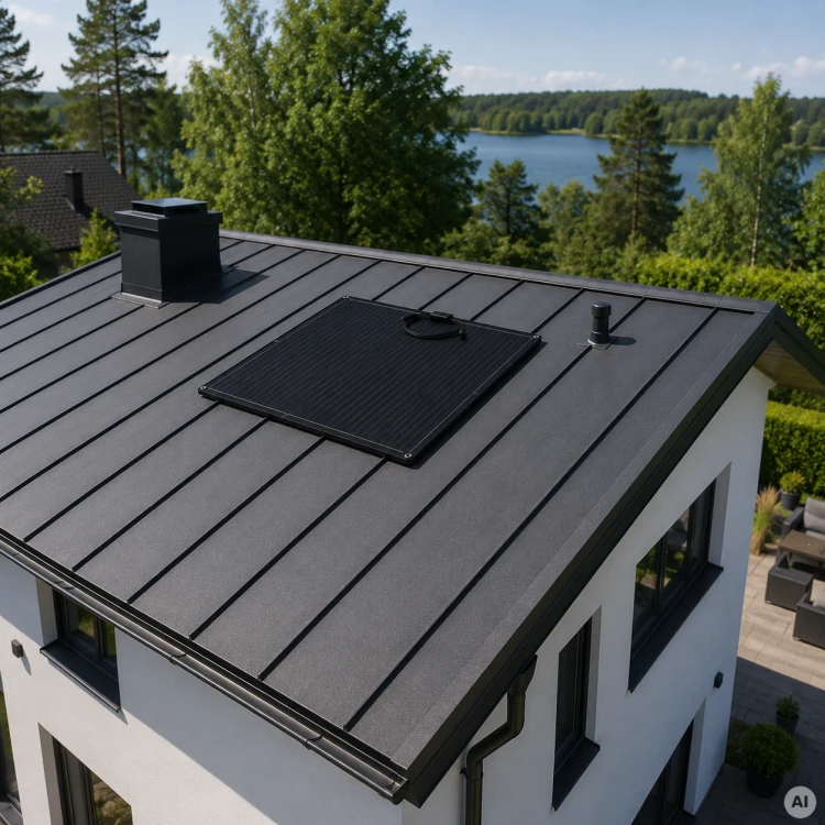 Panel solarny 250W ETFE na dachu budynku – zastosowanie fotowoltaiczne.png