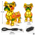 Lampka dekoracyjna piesek 17 x 12 x 7 cm – przewód USB z włącznikiem 95 cm.png