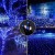 Niebieskie lampki choinkowe 500led 35m z flash