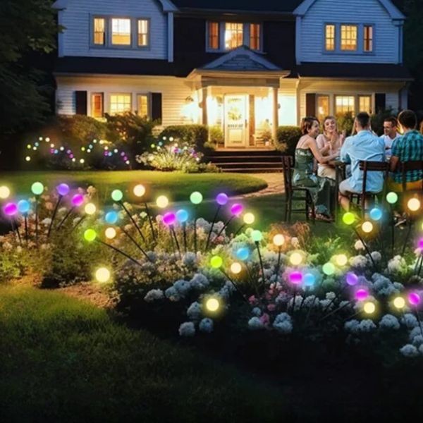 Lampy solarne LED kulki – aranżacja w ogrodzie