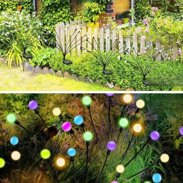 Dekoracyjne lampy solarne kulki – efekt świetlny