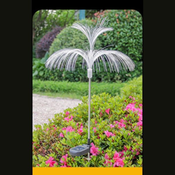 Lampa solarna PIÓROPUSZ – montaż w ziemi