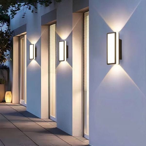 kinkiet lampa zewnętrzna led elewacyjna zewnętrzna dom taras