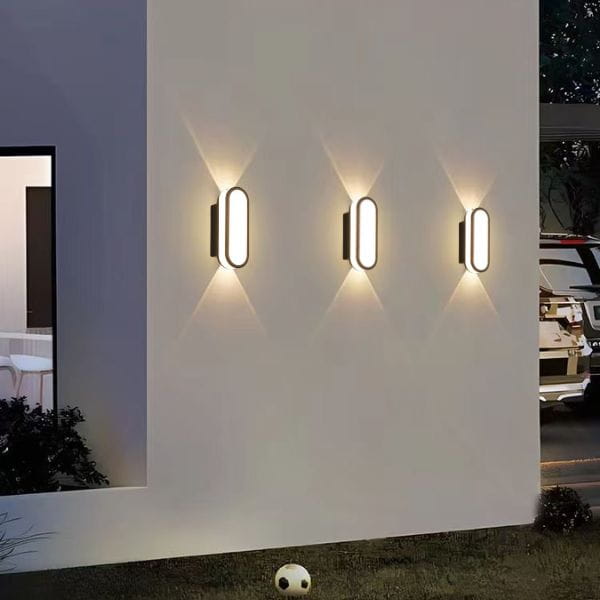Lampa kinkiet Led elewacyjna zewnętrzna minimalistyczna dom taras