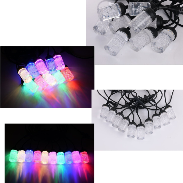 Lampki ozdobne LED multikolor – tryby świecenia