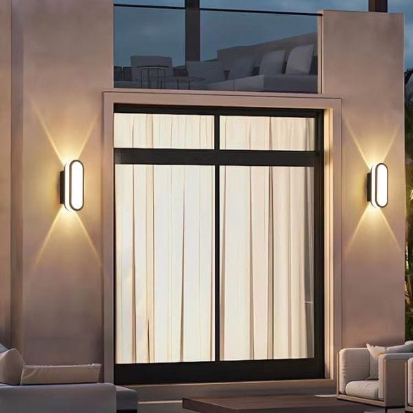 Elewacyjna zewnętrzna aluminiowa Lampa LED kinkiet dom budynek 5