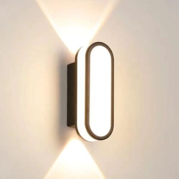 Elewacyjna zewnętrzna aluminiowa Lampa LED kinkiet dom budynek 4