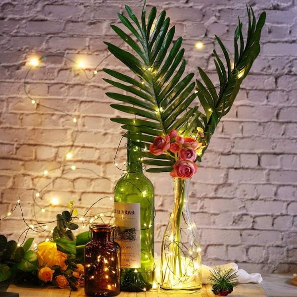 Lampki solarne LED druciki – dekoracja tarasu