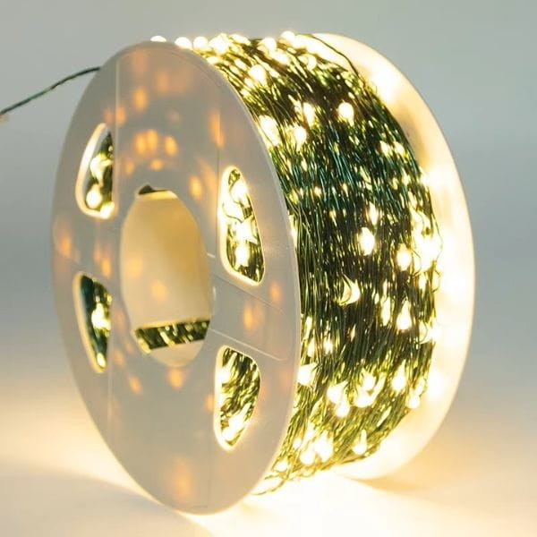 Solarne lampki LED druciki – efekt świetlny