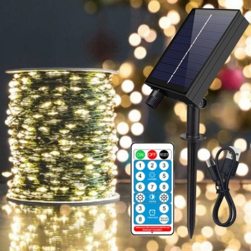 Solarne lampki druciki 1000 LED – sterownik